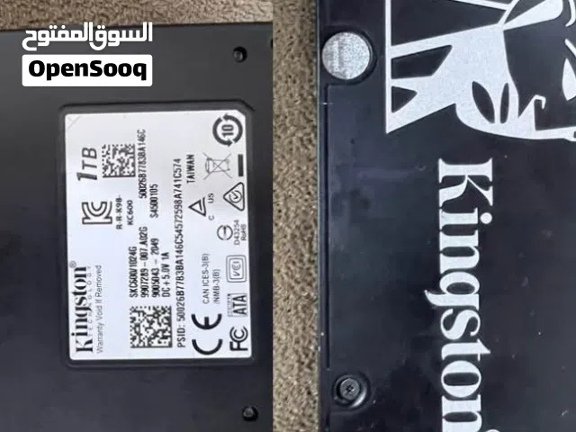 Kingston KC600 1TB مستعمل بحال الوكاله