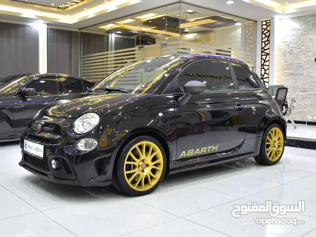 Abarth 595 Scorpioneoro ( 2022 Model ) in Black Color GCC Specs