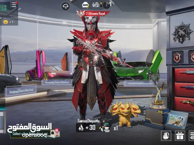 PUBG mobile with 78 collection level and 92 account level