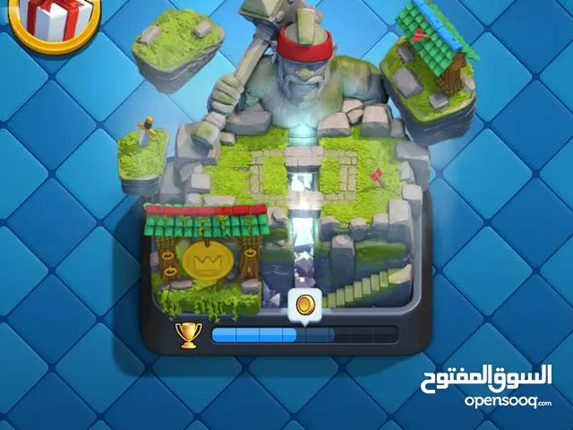 حساب كلاش رويال ساحة وكل اشي وملصقات نار بسعر رخيص
