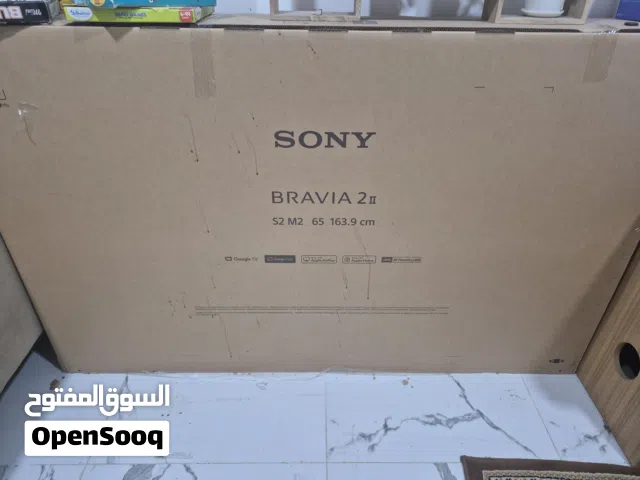 sont 65 inches 4k with broken screen سوتي 65 بوصه مع شاشه مكسوره