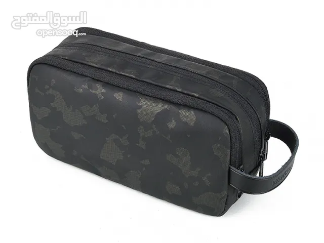 WIWU SALEM TRAVEL POUCH BAG - GREEN  حقيبة يد 3 سحابات لون جيشي من شركة ويوو