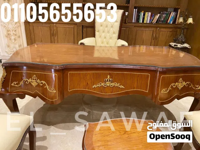 مكتب كلاسيك، مكتب خشب زان احمر مطعم بالنحاس، مكتب وزاري،مكتب بايوه،مكتب فرنساوي