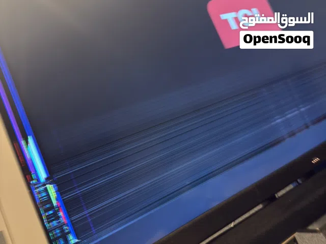 تلفزيون tcl مستعمل شاشة مكسورة تتصلح على السوم