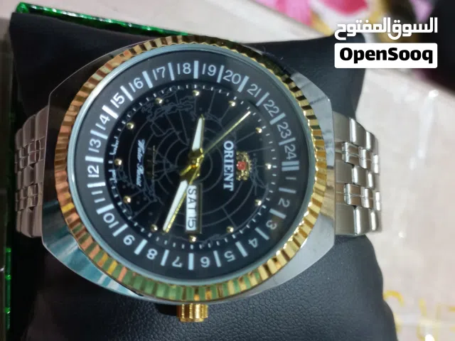 السلام وعليكم   للبيع ساعة اورينت بالة جديدة بطارية   تاريخ اسبوعي وشهري