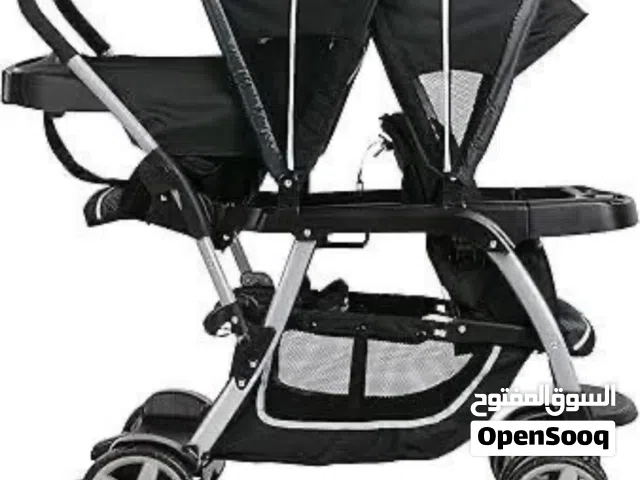 عرباي توأم لطفلين ماركة graco