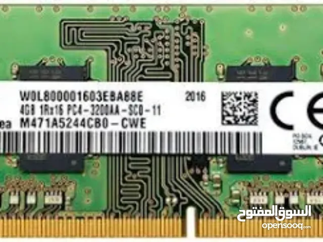 4GB DDR4 SODIMM RAM Laptop Samsung Module 3200MHz 1Rx16 PC4-3200AA 260-Pin SDRAM Memory