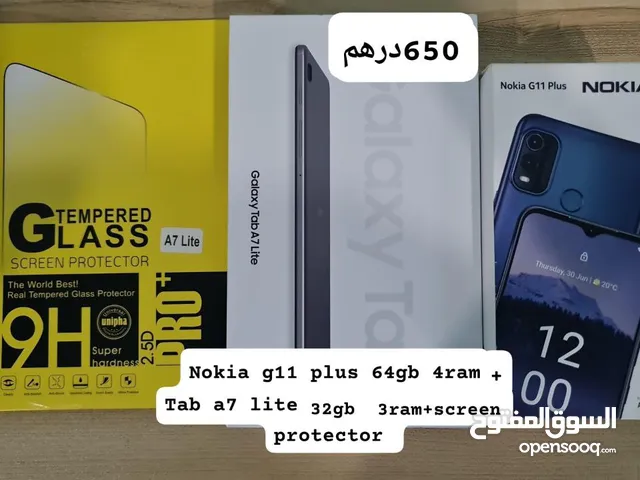 Tab a7 lite(screen protector)+ Nokia g11plus