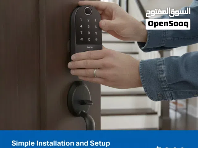 قفل باب ذكي Tapo DL110 بالبصمة والواي فاي