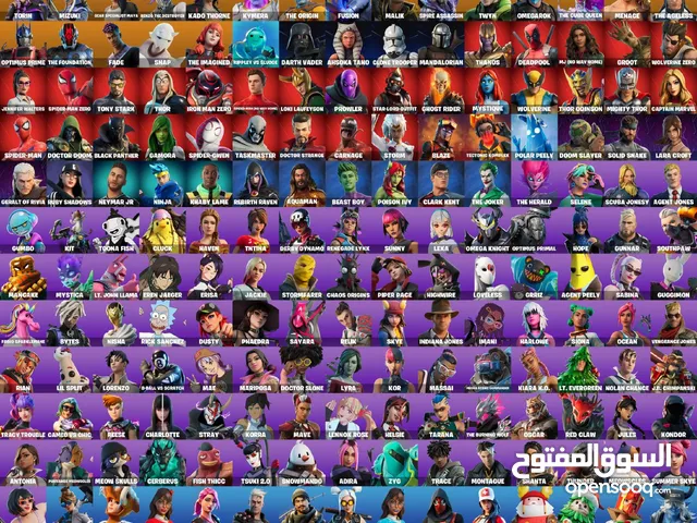 FORTNITE ACCOUNT CHAPTER 1 SEASON 1 TO CHAPTER 5 SEASON 2 WITH 203 SKINS AS RARE SKINS