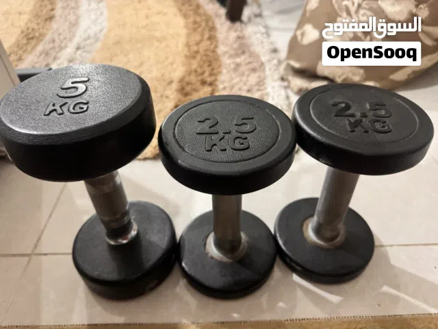 دامبلز 2.5 كج*2 و دامبلز 5 كج