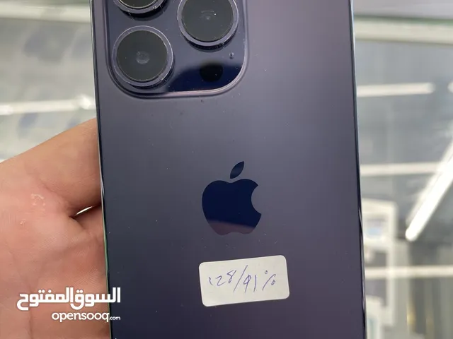 Iphone 14 pro 128gb purple used ايفون 14 برو 128 جيجا مستخدم بحالة الجديد بطاريه 91٪