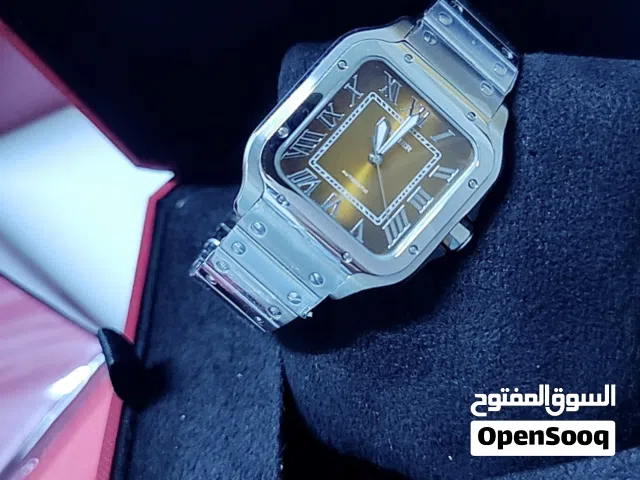 Cartier High quality Steel Automatic Men watch ساعة كارتييه رجالية أوتوماتيكية عالية الجودة من الفو