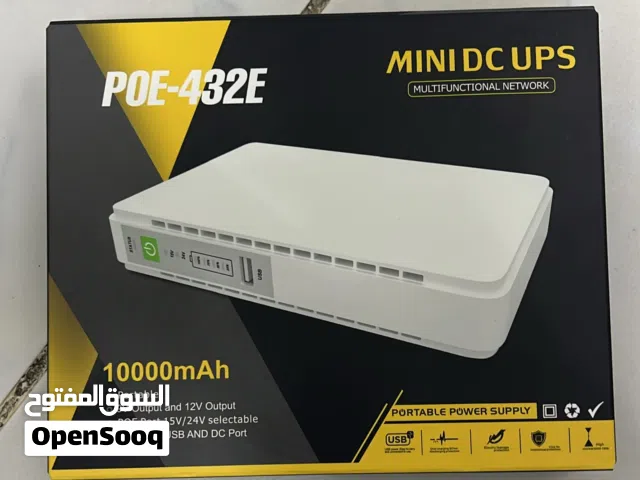 Portable 10000mAh Mini DC UPS POE-432E - Power Bank with 9V/12V/15V/24V Outputs