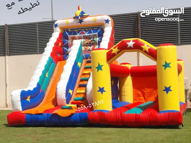 تاجير نطيطات الرمال نطيطه السويدي ملعب صابوني زحليقه مائيه الملقاء متاهات الرياض