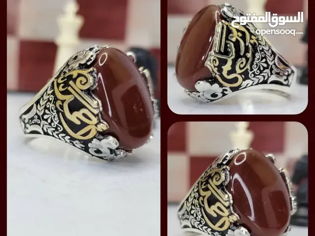 خواتم فضة رجالي حسب الطلب تفصول بلاسم شغل ما يحتاج عقيق يماني رقم واحد فضه عيار925 فاخر من الاخر