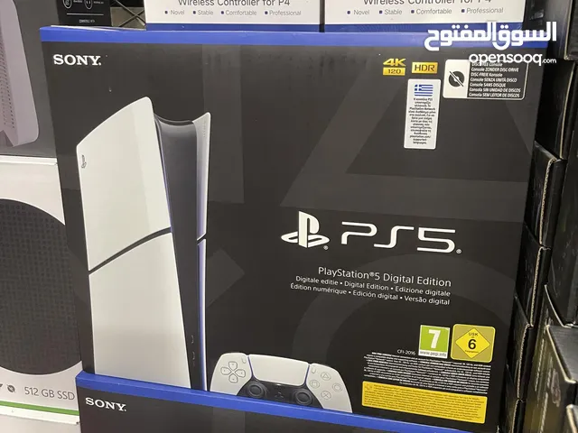 الجهاز الخرافي بلاستيشن فايف ديجتال 1 تيرا مكفول سنة فقط ب 1800 شيكل