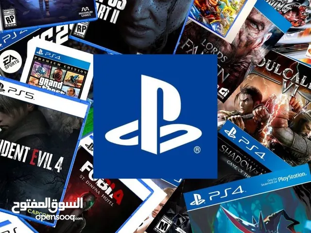 العاب بلاستيشن PS4 PS5 الالعاب عبارة عن اكونتات فقط