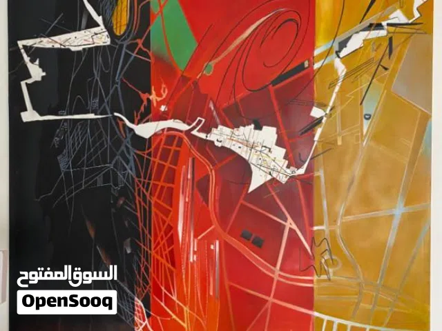 Modern painting by the well known architect Zaha Hadid