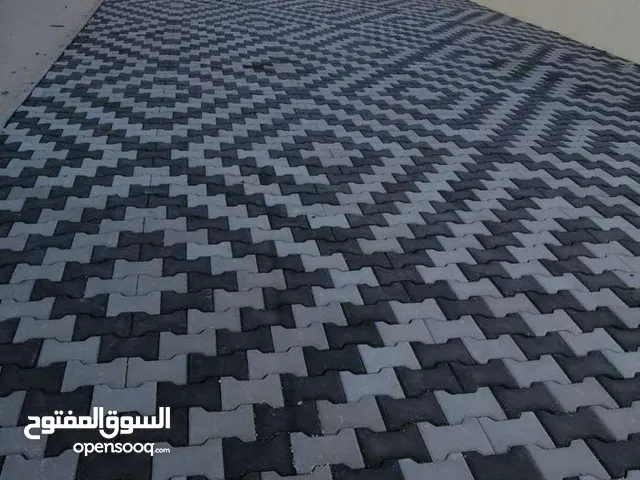 تركيب جميع انواع البلاط المتداخ والكربستون