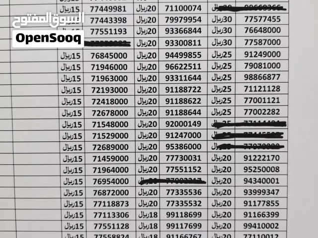 Omantel VIP mobile numbers in Muscat