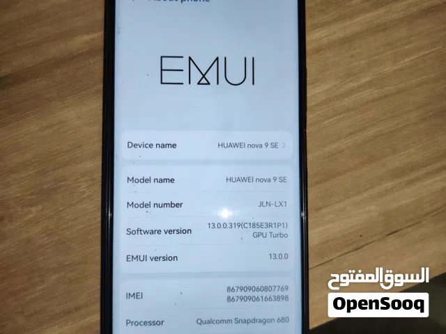HUAWEI move 9 SE