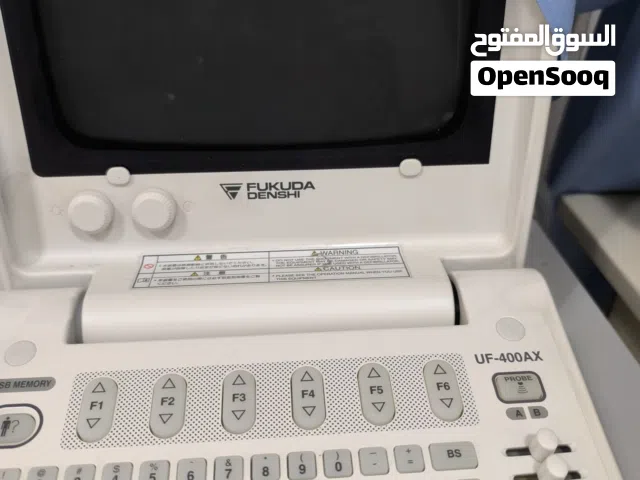 جهاز ألتراساوند محمول Fukuda Denshi UF-400AX – بحالة الوكالة (استخدام بسيط جداً) مع مسبار probe