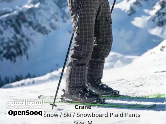 Crane Snow / Ski / Snowboard Plaid Pants.