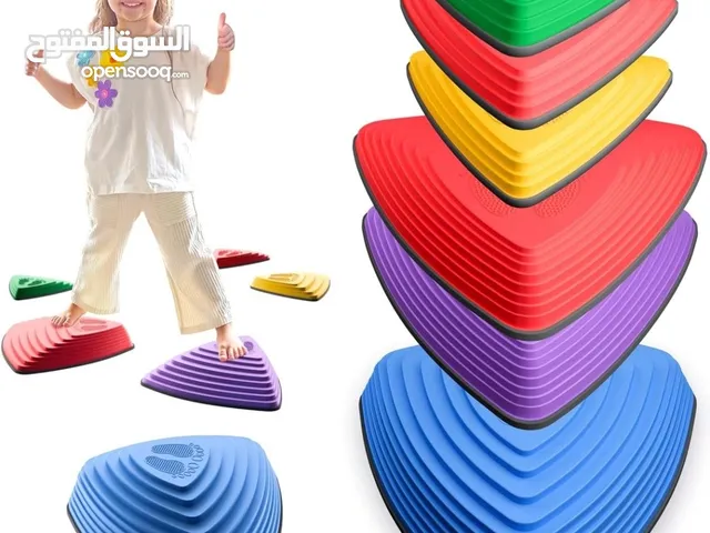 طقم العاب توازن بلاستيك مقوى للحضانات ورياض الأطفال والمدارس