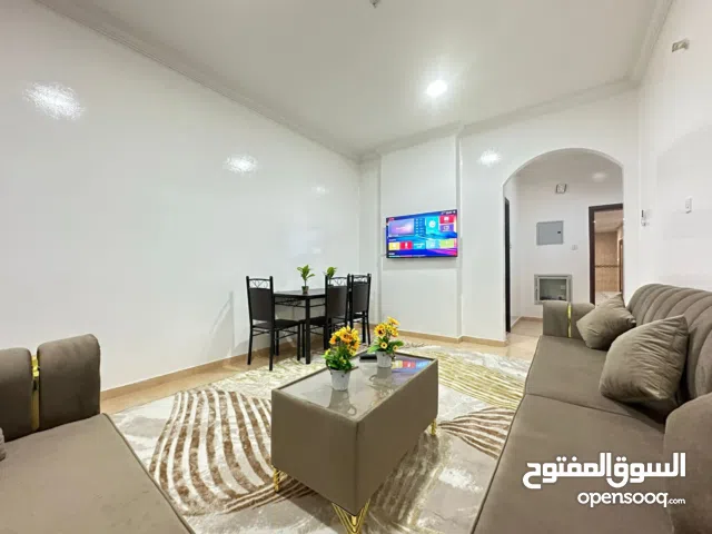 G2/غرفة وصالة مفروشة بالمويهات3 شاملة جميع الفواتير مع بلكونة وحمامين /بناء جديد