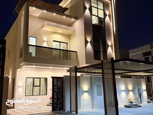 *Um فيلا فاخرة مفروشة بالكامل للبيع بالعامرة - عجمان -6 غرف ماستر - تشطيب عصري - قريبة للخدمات