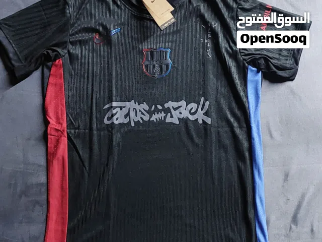 برشلونة نسخه ترافيس سكوت شعار رابر حجم Xl