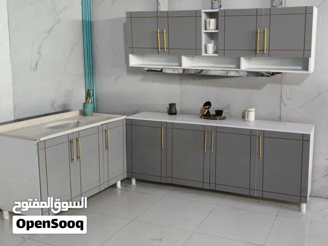 كاونتر خشب mdf قياس مترين والسنك متر و 20