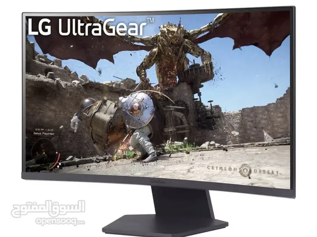 شاشة LG UltraGear 27” منحنية QHD شبه جديدة / للبيع أو البدل
