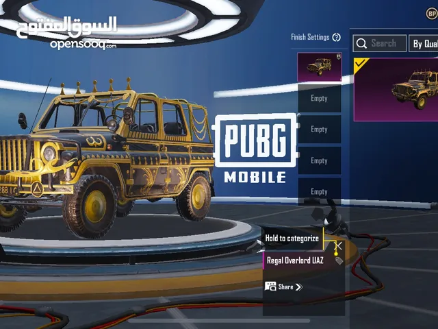 Pubg Accounts and Characters for Sale in Amman