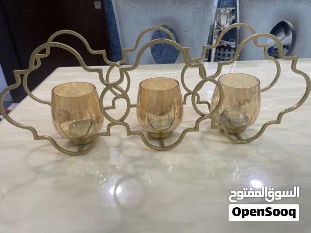 Golden candle stand
