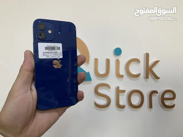 ايفون 12 العادي 128 جيبي IPHONE 12,,128GB مستخدم بيع كاش وبالاقساط
