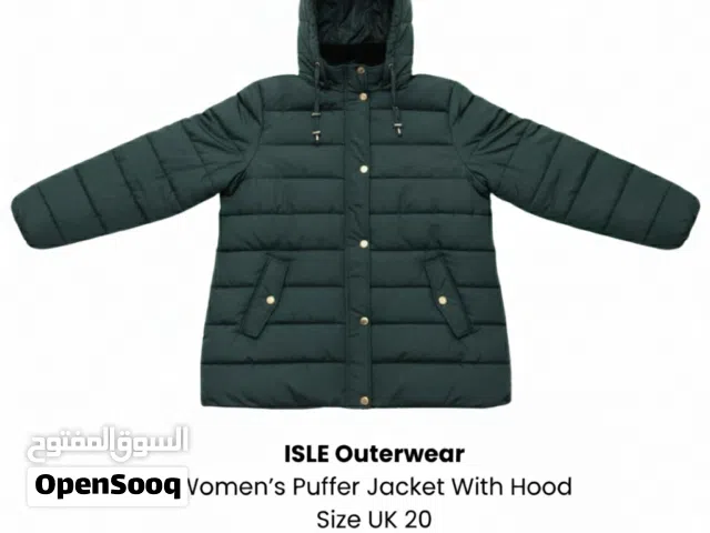 ISLE Outerwear Women’s Puffer Jacket With Hood