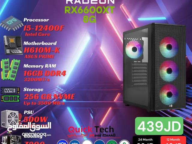 بي سي جيمنج PC GAMING RX6600XT 8G