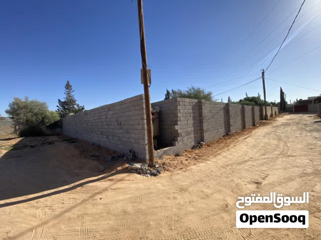 قطعة ارض مساحة 1000 متر مربع بها هيكل منزل سكني 170 م مسقوف