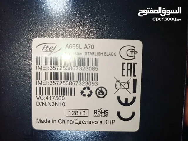 itel A70 128g. بحاله الوكاله جديد