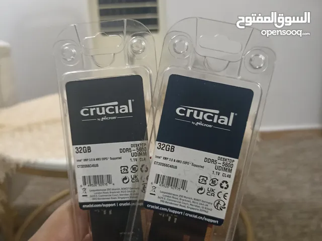 للبيع حبتين رام الحبة جداد ومكفول نوعية كروشل منأفضل الأنواع