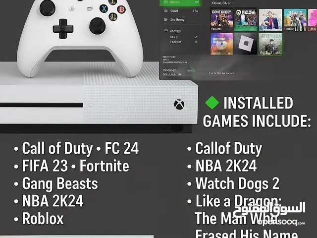 XBOX ONE S – 781 GB – Loaded with Top Games! Great Condition – Ready to Play!