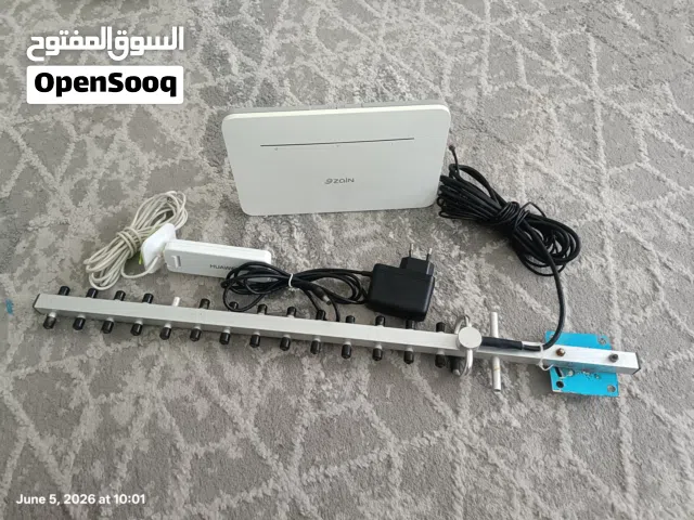 راوتر هواوي 4g+ Model:B535-932a  زين +هوائيات هوائي ياغي بطول سلك 6 متر وهوائي هواوي بطول سلك 3 متر