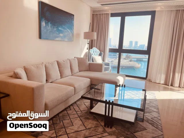 1 BHK sea view fully furnished Apartment for rent - Luxury living in Reef island Manama Bahrain