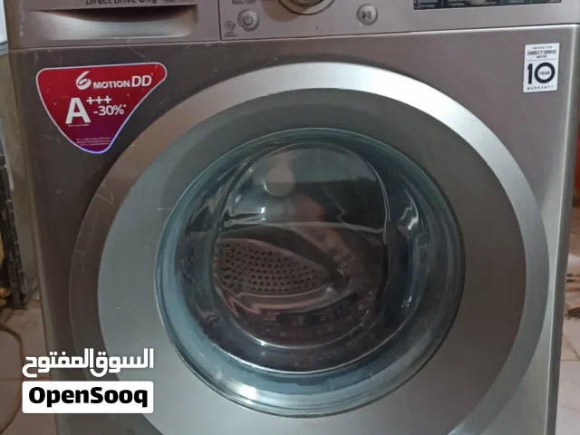 غسالة الجي 8 كيلو انفيرتر شبه جديدة