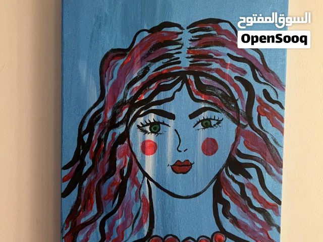 Painting beautiful girl