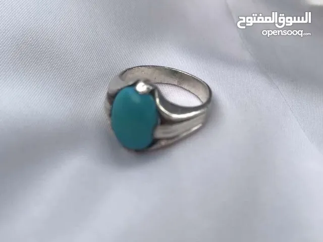 خاتم بحجر فيروز ايراني درجه اولى