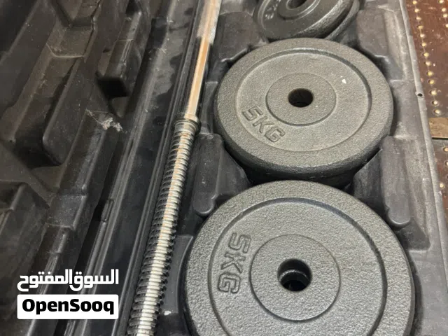 للبيع شنطة اوزان (دمبل + بار )