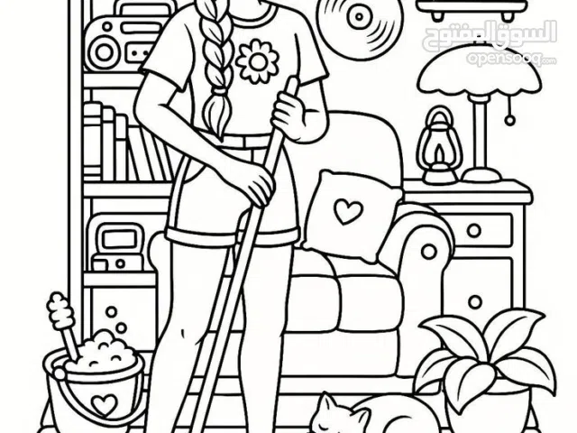 متوفر لدينا دفاتر تلوين للكبار والصغار